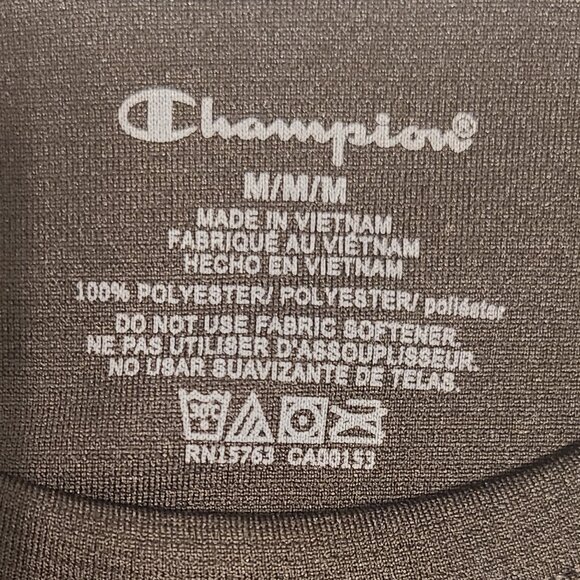 Champion Long Sleeve Black Shirt, Size Medium - Picture 9 of 9